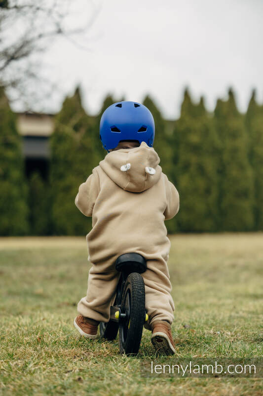 Heldress fra lennylamb Bear romper Beige Jurassic Park Ice